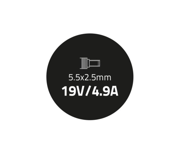 Qoltec Zasilacz 90W 19V 4.9A 5.5*2.5 - 353104 - zdjęcie 3